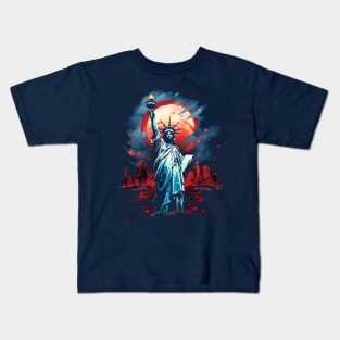 Glorious Statue of Liberty Kids T-Shirt